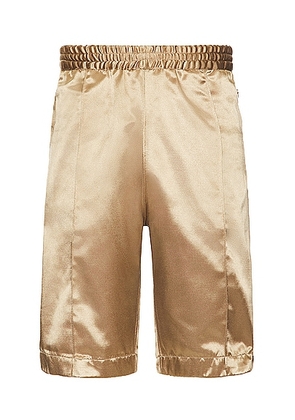 Engineered Garments Bb Short in Gold - Metallic Gold. Size L (also in M, S, XL/1X).