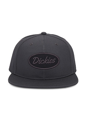 Dickies Flat Bill Cap in Charcoal - Grey. Size all.