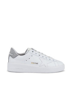 Golden Goose Pure Star Sneaker in White. Size 36, 37, 38, 39.