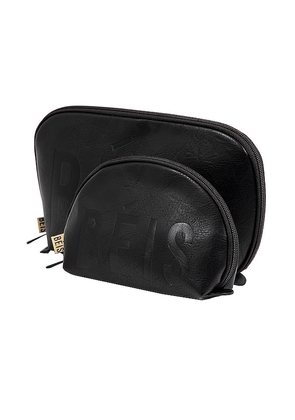 BEIS The Cosmetic Pouch Set in Black.