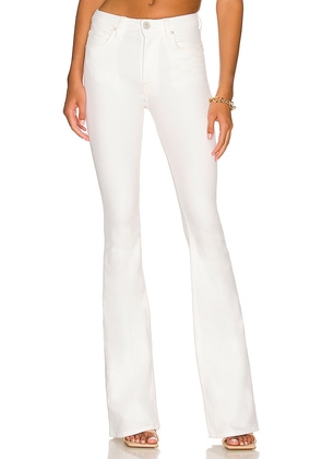 Hudson Jeans Holly High Rise Flare Jean in White. Size 30, 31, 32, 33, 34.