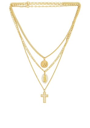 Amber Sceats x REVOLVE Cassandra Necklace in Metallic Gold.