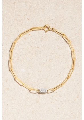 Yvonne Léon - 18-karat Yellow And White Gold Diamond Bracelet - One size