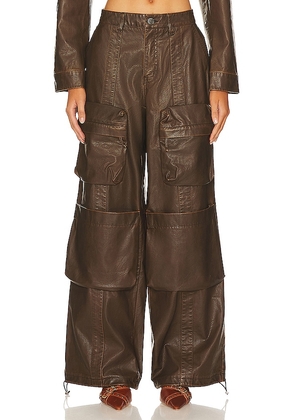 AFRM Collins Cargo Pants in Chocolate. Size 24, 26, 27.