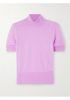 Joseph - Cashair Cashmere Turtleneck Sweater - Purple - x small,small,medium,large,x large