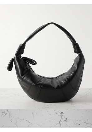 LEMAIRE - Fortune Croissant Knotted Leather Shoulder Bag - Black - One size