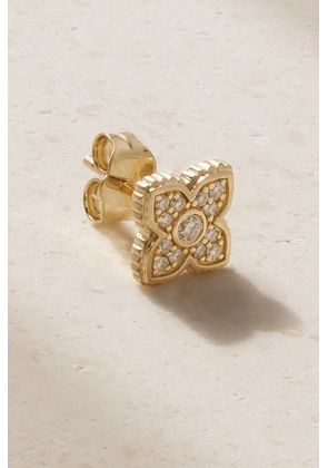 Sydney Evan - Moroccan Flower 14-karat Gold Diamond Single Earring - One size