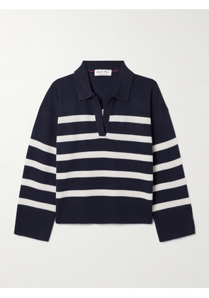 Alex Mill - Ally Striped Cashmere Sweater - Blue - x small,small,medium,large