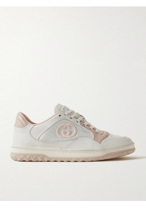 Gucci - Mac80 Distressed Leather Sneakers - Cream - IT36,IT36.5,IT37,IT37.5,IT38,IT38.5,IT39,IT39.5,IT40,IT40.5,IT41