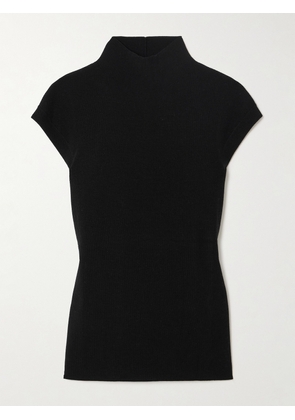 Allude - Wool Turtleneck Top - Black - x small,small,medium,large,x large