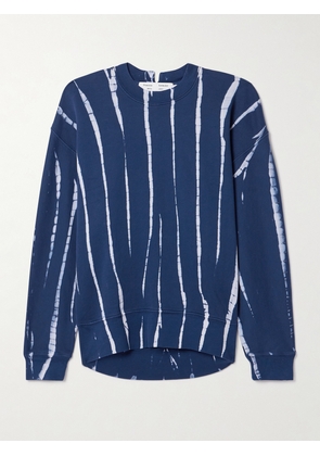 Proenza Schouler White Label - Blake Tie-dyed Cotton-jersey Sweatshirt - Blue - x small,small,medium,large,x large