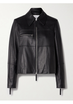 Proenza Schouler White Label - Annabel Paneled Leather Jacket - Black - US0,US2,US4,US6,US8,US10,US12