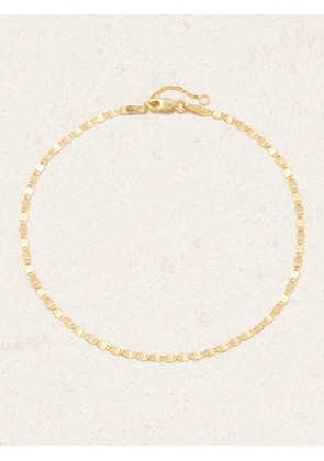 STONE AND STRAND - Mirror 14-karat Gold Anklet - One size