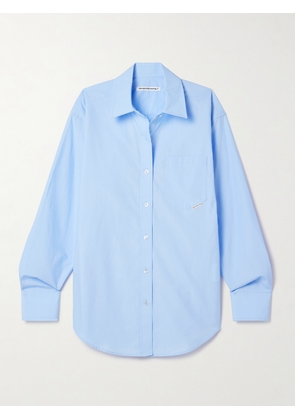 alexanderwang.t - Cotton-poplin Shirt - Blue - xx small,x small,small,medium,large,x large