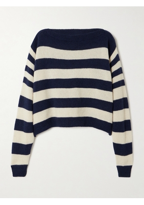 Suzie Kondi - Krysia Striped Cashmere Sweater - Blue - x small,small,medium,large,x large