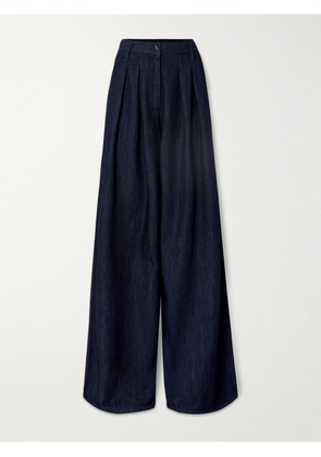 Dries Van Noten - Pleated Low-rise Jeans - Blue - x small,small,medium,large
