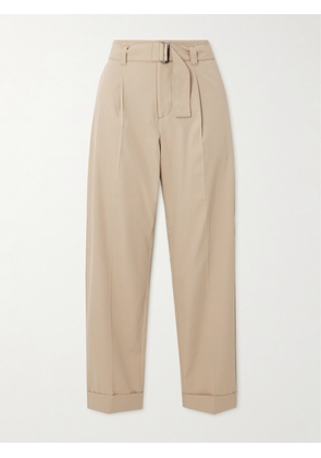 Bogner - Belted Cropped Twill Straight-leg Pants - Neutrals - FR34,FR36,FR38,FR40,FR42,FR44