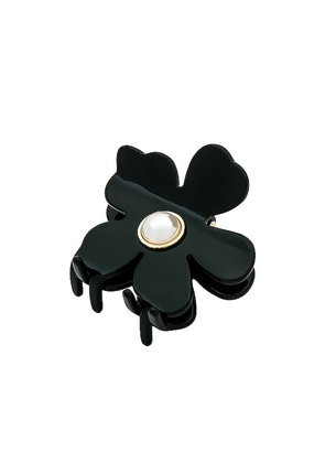 Lele Sadoughi Lily Claw Clip in Black.