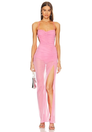 Michael Costello x REVOLVE Follie Gown in Pink. Size XL.
