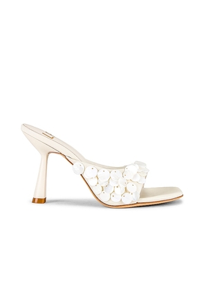 LPA Claire Mule in Ivory. Size 8.