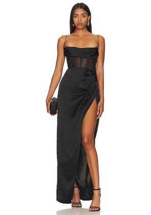 Nookie Emelie Gown in Black. Size M, S, XL.