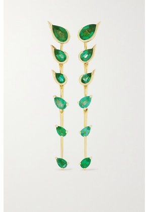 Fernando Jorge - Flicker Short 18-karat Gold Emerald Earrings - Green - One size