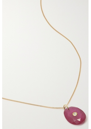 Pascale Monvoisin - Orso N°1 Collier 9-karat Gold And 14-karat Rose Gold, Ruby And Diamond Necklace - One size