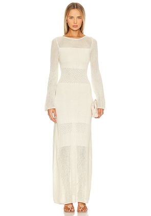 MISA Los Angeles Irene Dress in Ivory. Size L, XL.