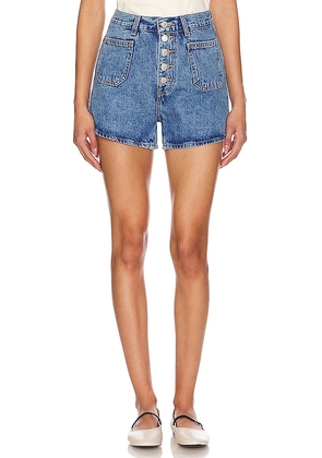 LEVI'S 80s Mom Short in Blue. Size 25, 26, 27, 28, 29, 30, 32.