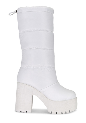 Jeffrey Campbell Snow-Doubt Boot in White. Size 9.
