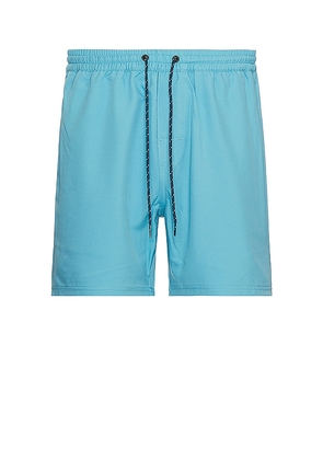 OUTERKNOWN Nomadic Volley Short in Blue. Size M, S, XL/1X.