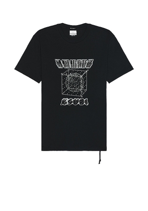 Ksubi Holograph Kash Short Sleeve T-shirt in Black. Size M, S, XL/1X.
