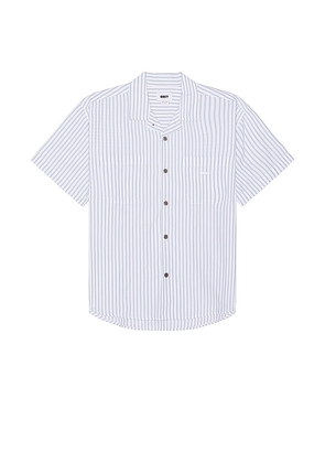 Obey Bigwig Stripe Shirt in Grey. Size M, XL/1X.