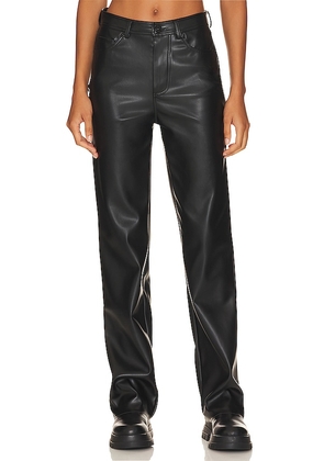Steve Madden Loren Faux Leather Pant in Black. Size 25, 26, 27, 28.