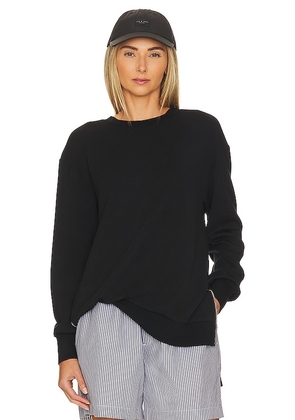 Varley Charter Sweatshirt 2.0 in Black. Size L, M, XL, XS.