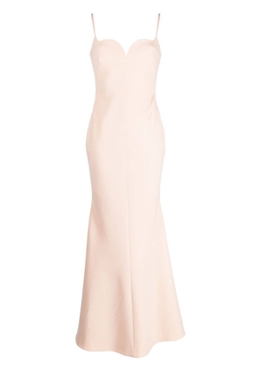 Rachel Gilbert Loren sleeveless flared gown - Pink