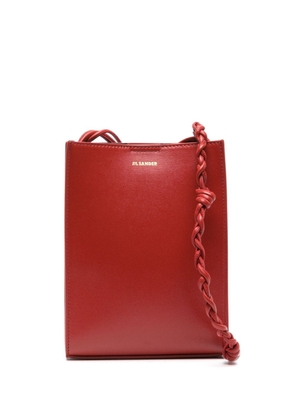 Jil Sander small Tangle leather crossbody bag - Red
