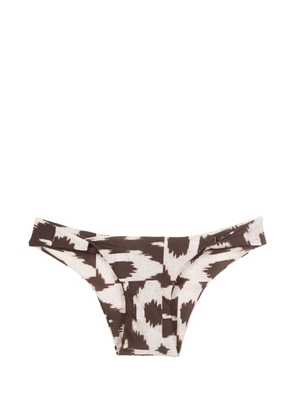 Lenny Niemeyer Puglia twist-detailing bikini bottoms - Brown