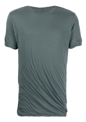 Rick Owens gathered-detail short-sleeved T-shirt - Green