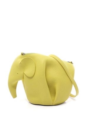 Loewe Pre-Owned 2010s elephant motif shoulder bag - Yellow