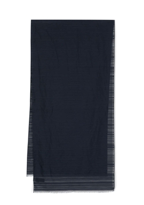 Paul Smith Shadow Stripe scarf - Blue
