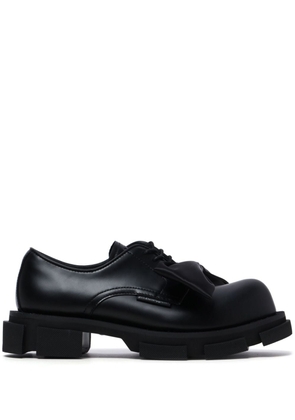 Both Gao bow-embellished leather brogues - Black