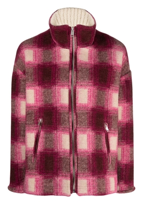 MARANT ÉTOILE Giovany checked jacket - Pink