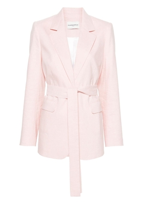 Claudie Pierlot notched-lapels single-breasted blazer - Pink