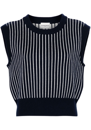 Claudie Pierlot striped sleeveless jumper - Blue