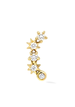 Lark & Berry 14kt yellow gold Star Cluster diamond stud earring