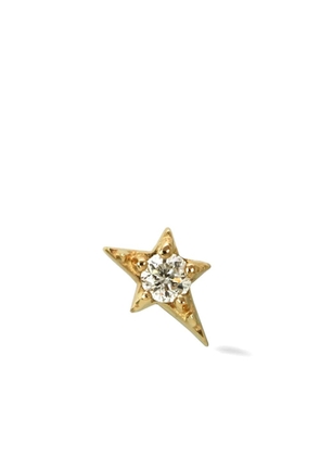 Lark & Berry 14kt yellow gold mini Shooting Star diamond stud earring