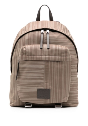 Paul Smith Shadow Stripe backpack - Brown