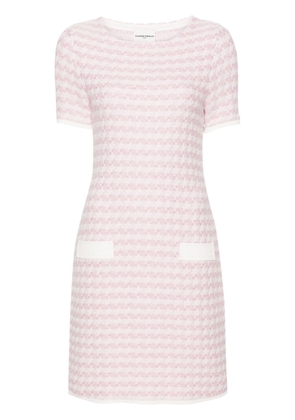 Claudie Pierlot short-sleeve bouclé minidress - Pink