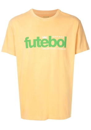 Osklen slogan-print short-sleeve T-shirt - Yellow